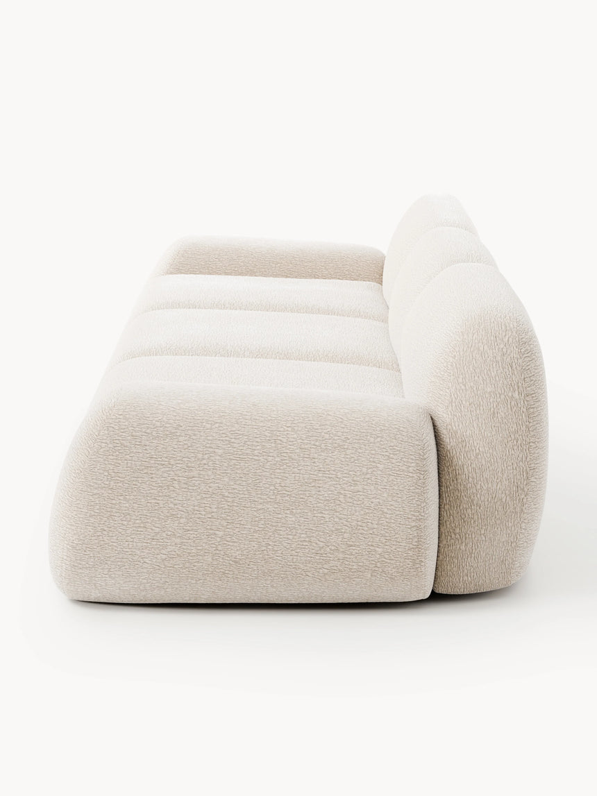 Prag Dörtlü Koltuk Açık Bej Dokuma Kadife