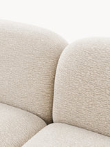 Prag Dörtlü Koltuk Açık Bej Dokuma Kadife