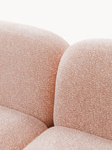 Prag Dörtlü Koltuk Açık Pembe Dokuma Kadife