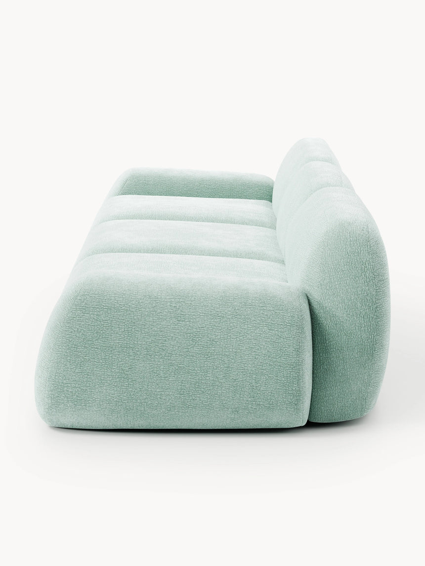 Prag Dörtlü Koltuk Mint Yeşili Dokuma Kadife