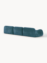 Prag Dörtlü Koltuk Petrol Mavisi Teddy