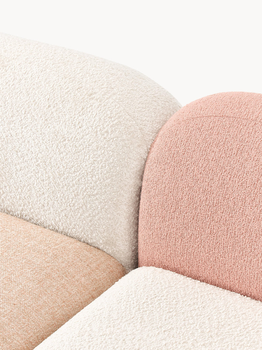 Prag Dörtlü Koltuk Renkli Teddy Bukle