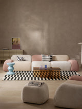 Prag Dörtlü Koltuk Renkli Teddy Bukle