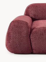 Prag Dörtlü Koltuk Şarap Kırmızısı Teddy