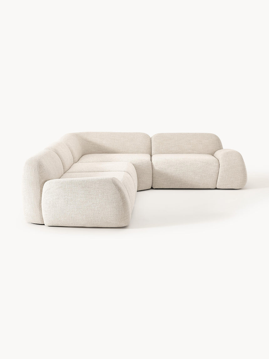 Prag Köşe Koltuk Açık Bej Bukle