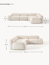 Prag Köşe Koltuk Açık Bej Bukle