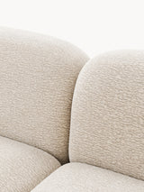 Prag Köşe Koltuk Açık Bej Dokuma Kadife