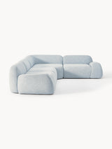 Prag Köşe Koltuk Açık Mavi Bukle