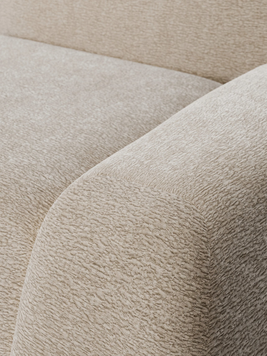 Prag Köşe Koltuk Bej Dokuma Kadife