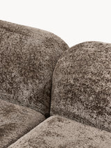 Prag Köşe Koltuk Boz Kahverengi Teddy