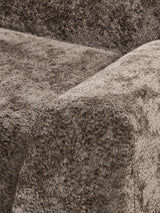 Prag Köşe Koltuk Boz Kahverengi Teddy