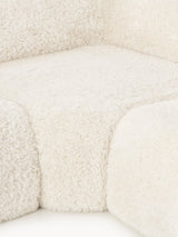 Prag Köşe Koltuk Krem Beyaz Cozy Tüylü