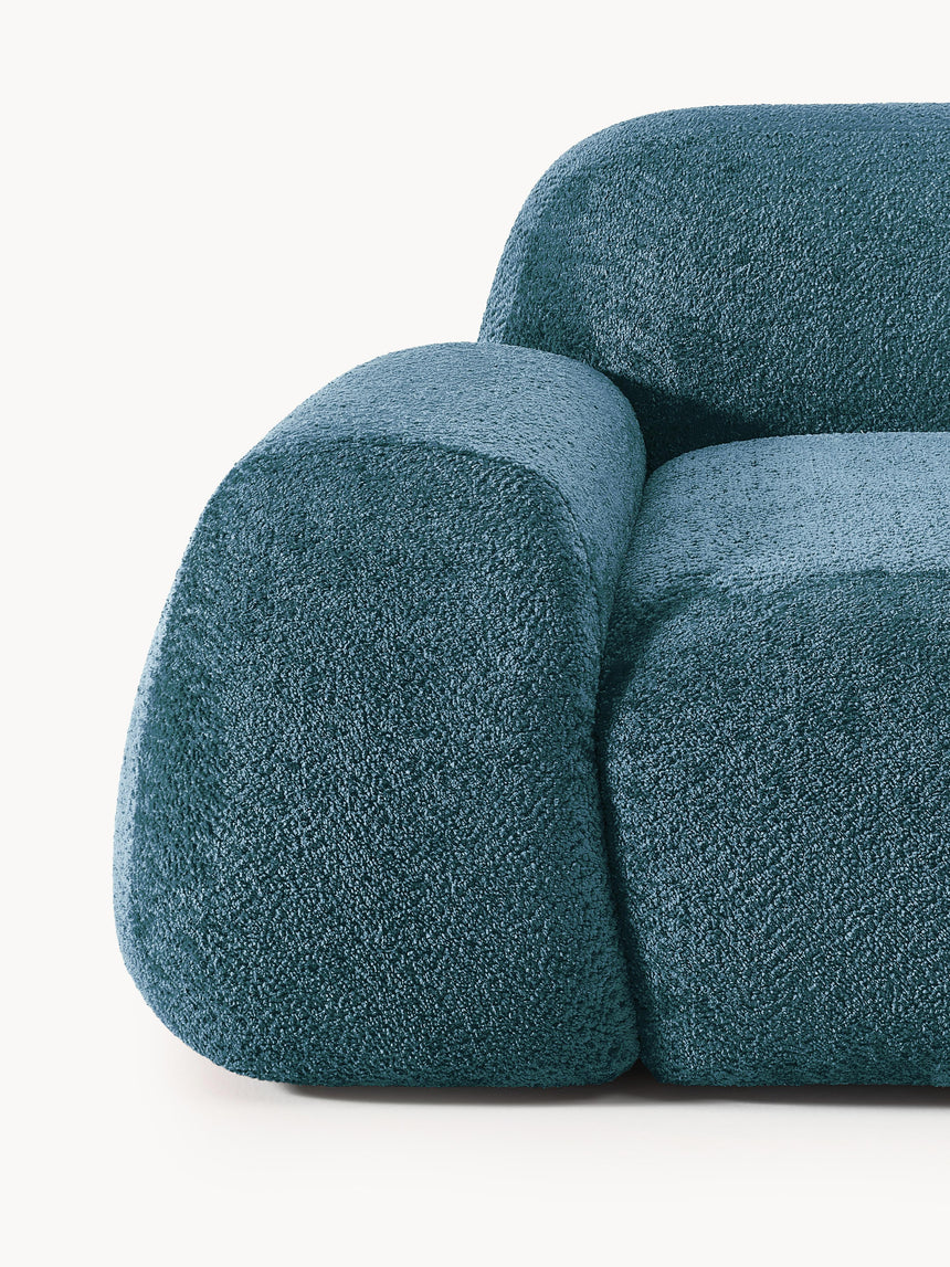 Prag Köşe Koltuk Petrol Mavisi Teddy