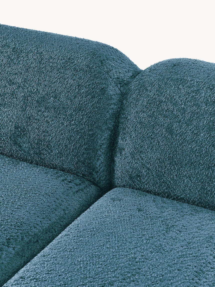 Prag Köşe Koltuk Petrol Mavisi Teddy