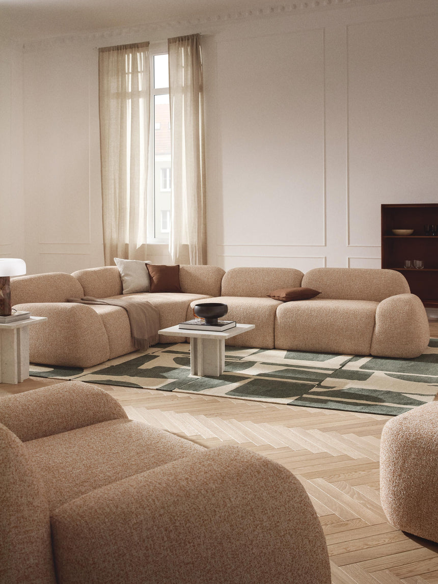 Prag Köşe Koltuk Portakal Bukle