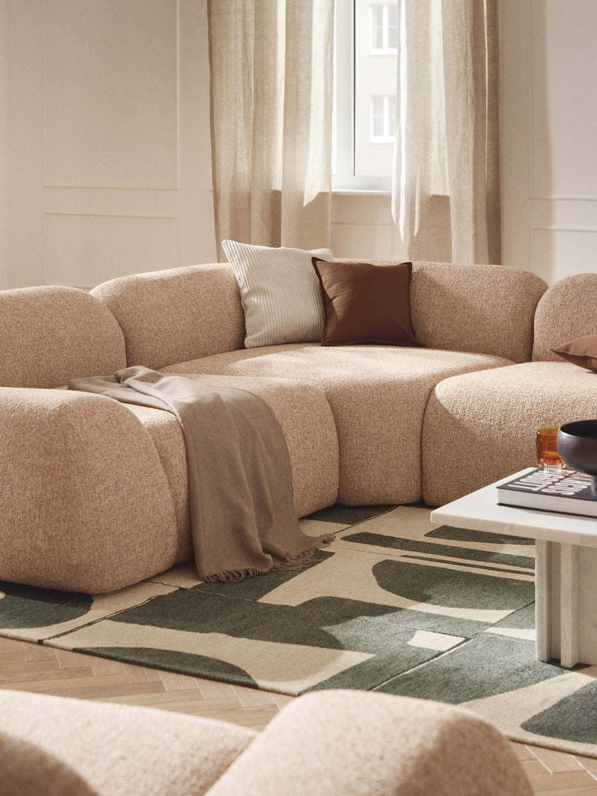 Prag Köşe Koltuk Portakal Bukle