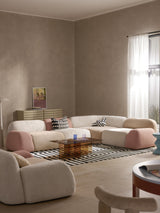 Prag Köşe Koltuk Renkli Teddy Bukle