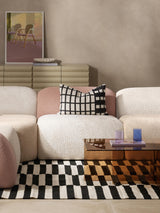 Prag Köşe Koltuk Renkli Teddy Bukle