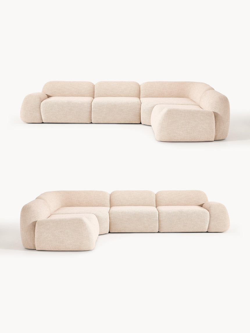 Prag Köşe Koltuk Şeftali Bukle