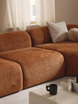 Prag Köşe Koltuk Terakota Teddy