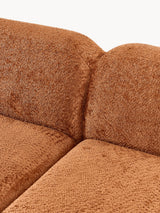 Prag Large Köşe Koltuk Terakota Teddy