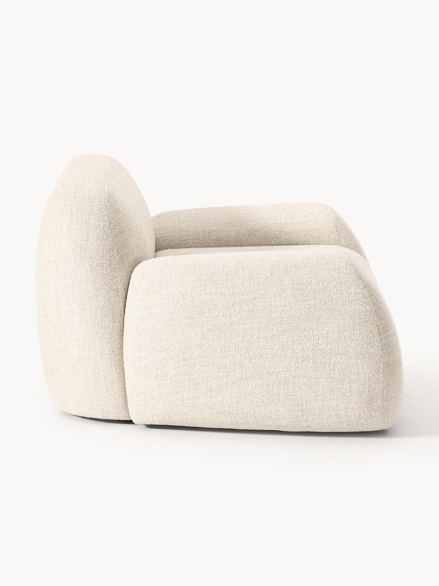 Prag Tekli Koltuk Açık Bej Bukle