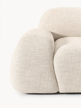 Prag Tekli Koltuk Açık Bej Bukle