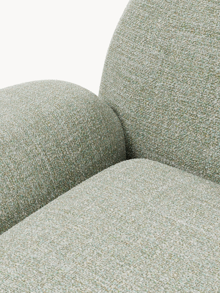 Prag Tekli Koltuk Adaçayı Yeşili Bukle