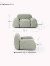 Prag Tekli Koltuk Adaçayı Yeşili Bukle