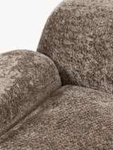 Prag Tekli Koltuk Boz Kahverengi Teddy