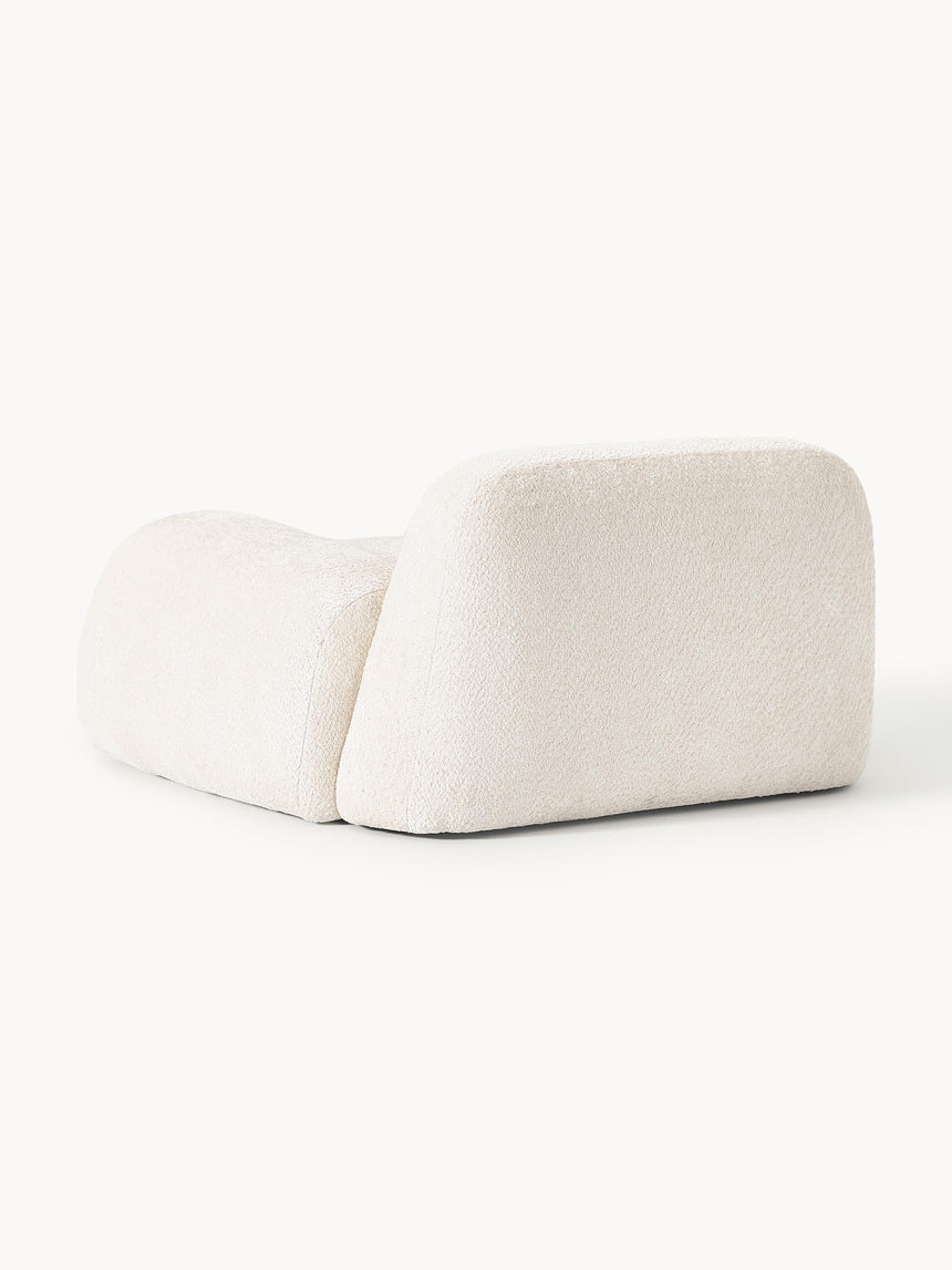 Prag Tekli Koltuk Kırık Beyaz Teddy