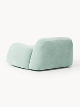 Prag Tekli Koltuk Mint Yeşili Dokuma Kadife