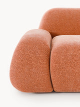 Prag Tekli Koltuk Terakota Dokuma Kadife