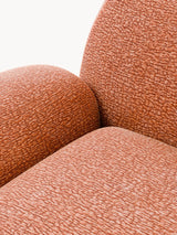 Prag Tekli Koltuk Terakota Dokuma Kadife