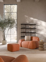 Prag Tekli Koltuk Terakota Dokuma Kadife