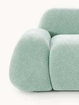 Prag Üçlü Koltuk Mint Yeşili Dokuma Kadife