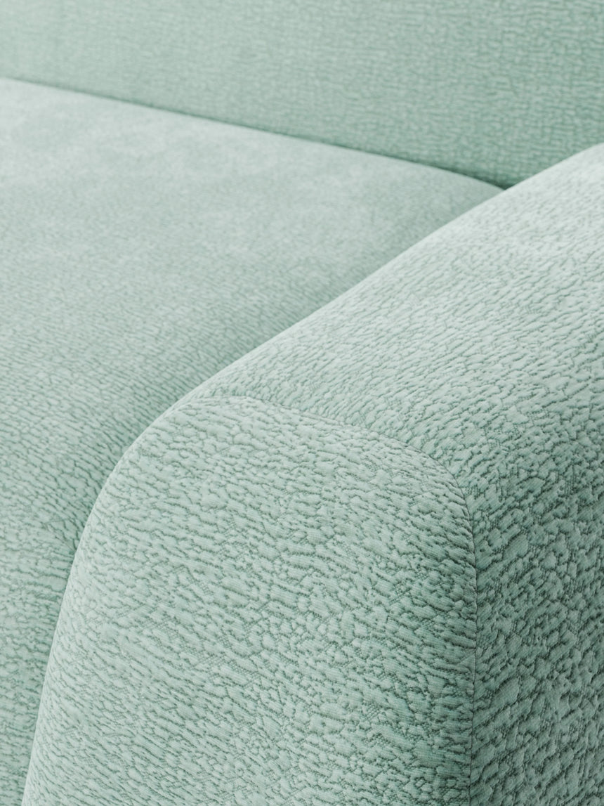 Prag Üçlü Koltuk Mint Yeşili Dokuma Kadife