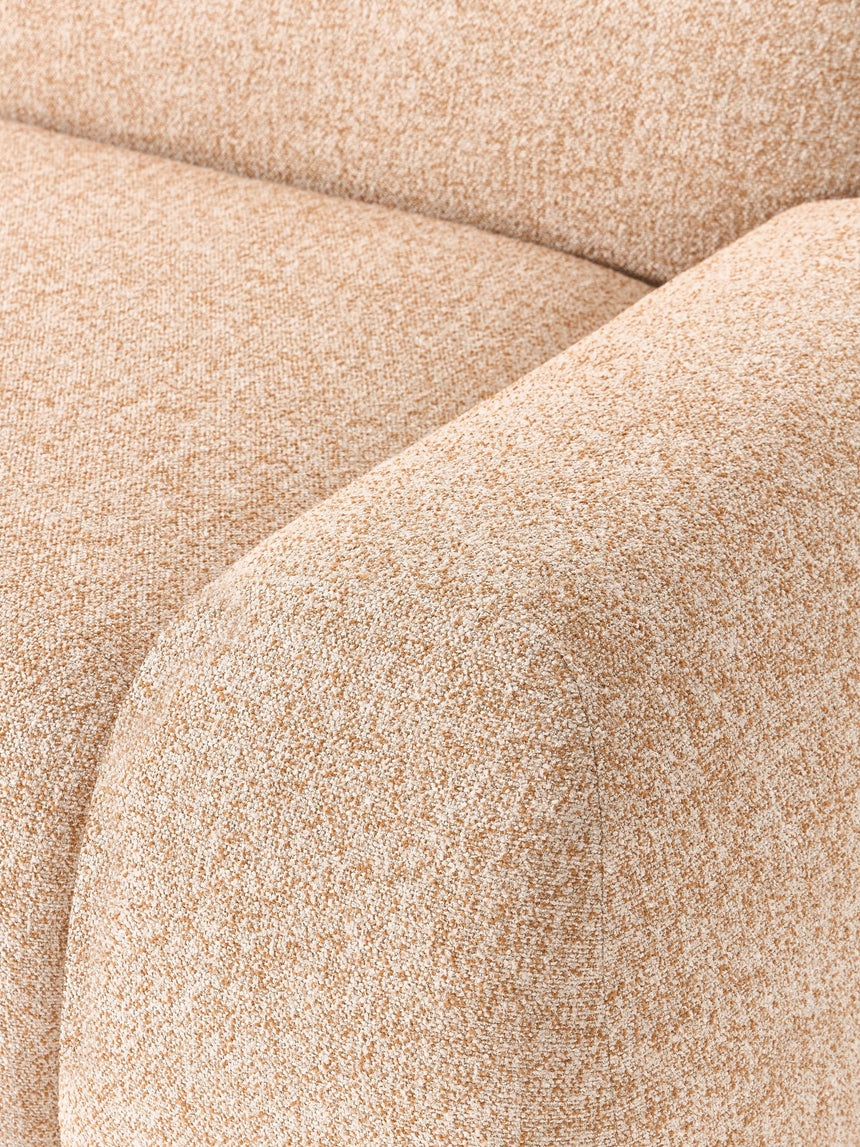 Prag Üçlü Koltuk Portakal Bukle