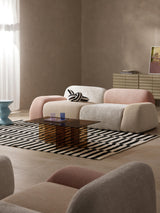 Prag Üçlü Koltuk Renkli Teddy Bukle