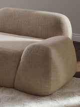 Prag Üçlü Koltuk Şeftali Bukle