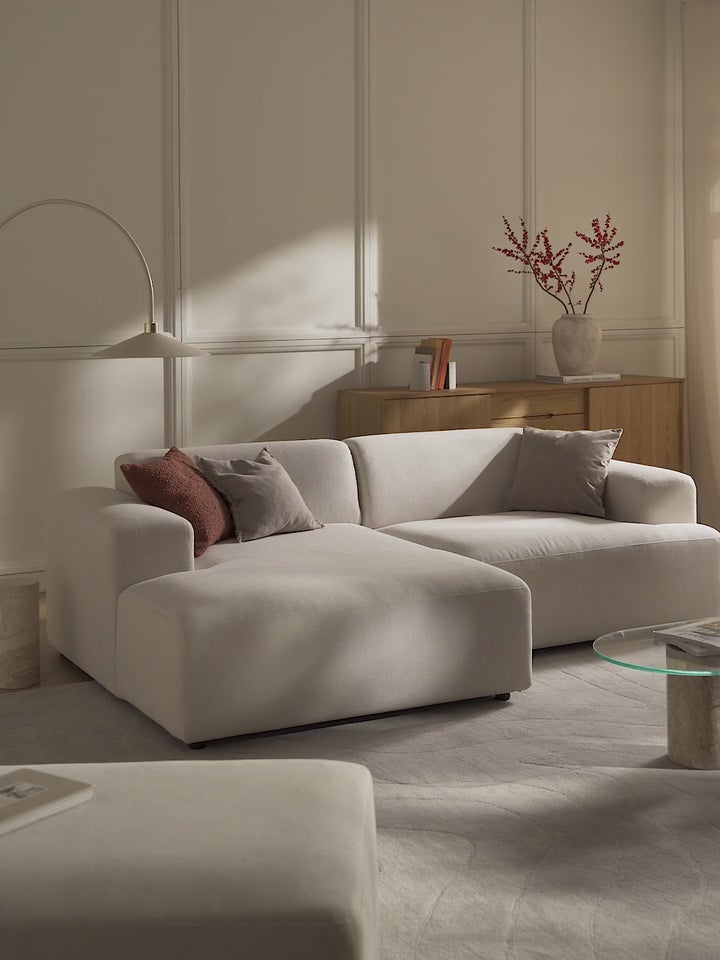 Mira Köşe Koltuk Kırık Beyaz