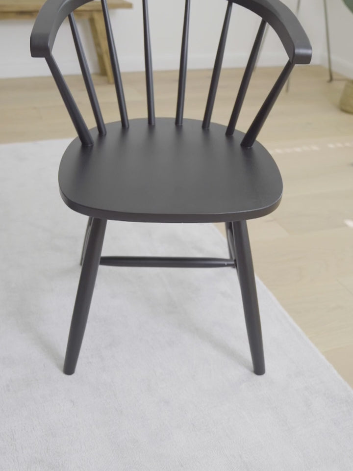 Taliant Ahşap Sandalye Siyah