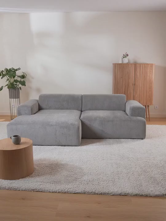 Mira Köşe Koltuk Gri Fitilli