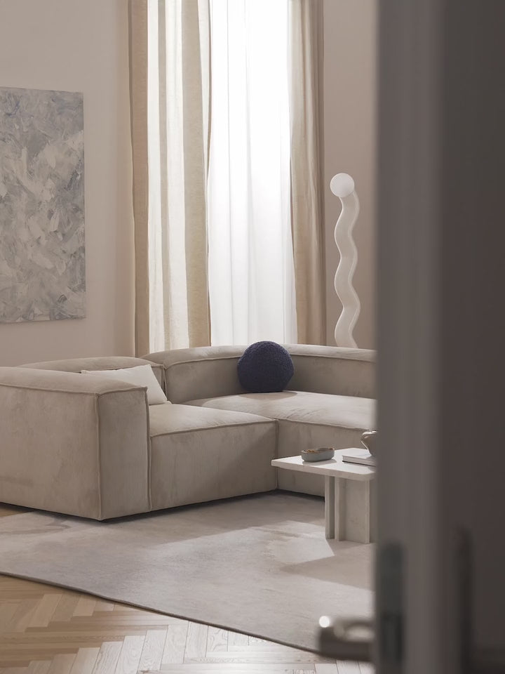 Lego Köşe Koltuk Bej Fitilli