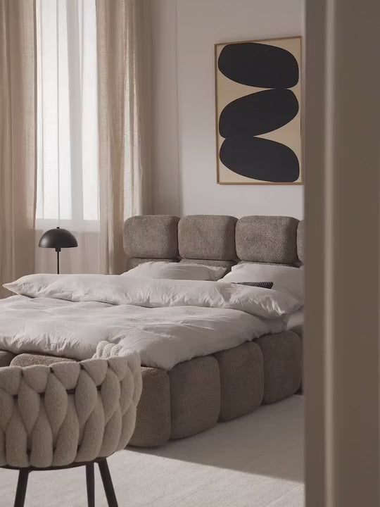 Bom Plus Çift Kişilik Karyola Kahve Teddy