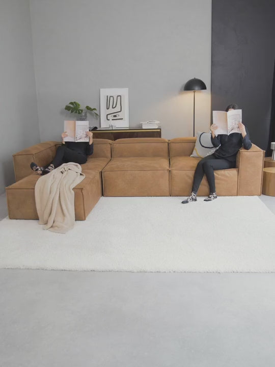 Lego Plus Köşe Koltuk Taba Kahve