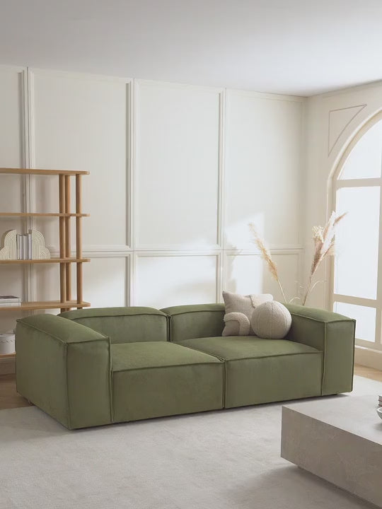 Lego Üçlü Koltuk Zeytin Yeşili Fitilli