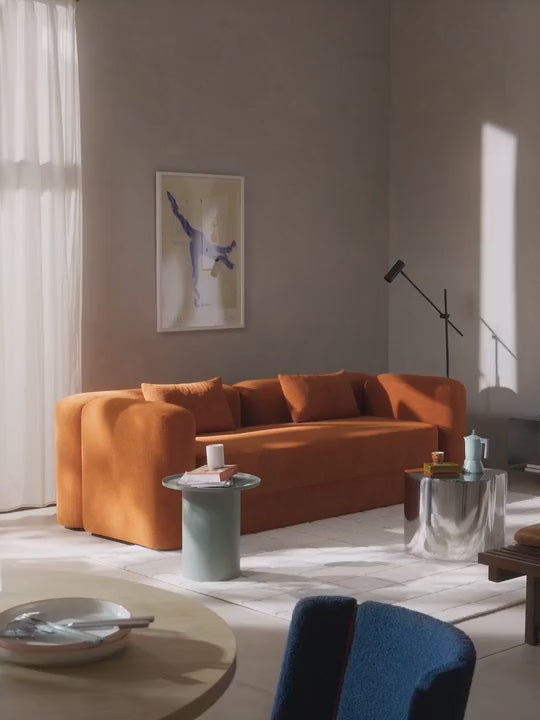 Mono Yataklı Üçlü Koltuk Pişmiş Toprak