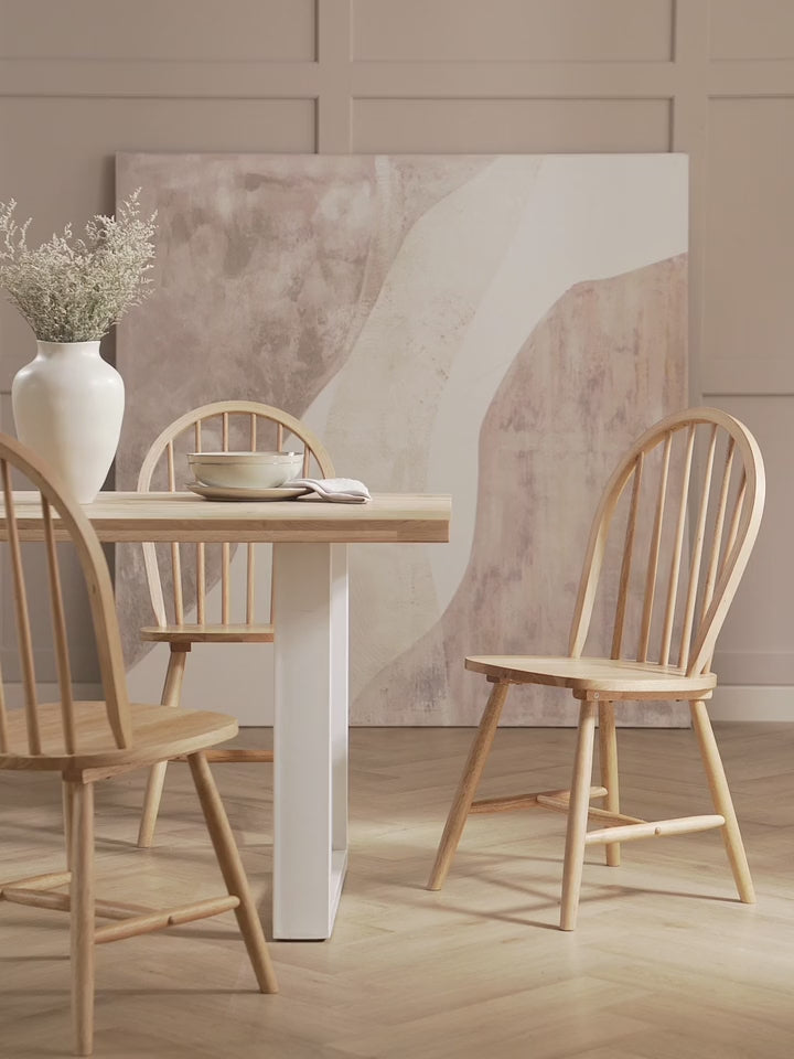 Vilma Ahşap Sandalye Natürel