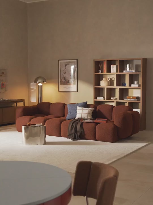 Bom Dörtlü Koltuk Terakota Bukle